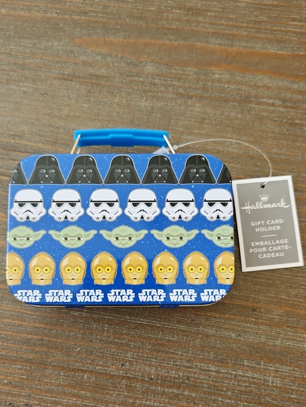 Hallmark Star Wars Metal Gift Card Holder - Blue, Yellow, Green New